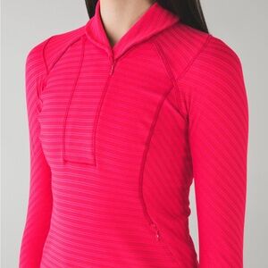Lululemon Think Fast Pullover - Size 8 - Cranberry